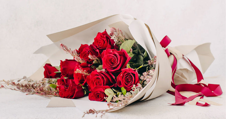 Premium Red Roses - 12