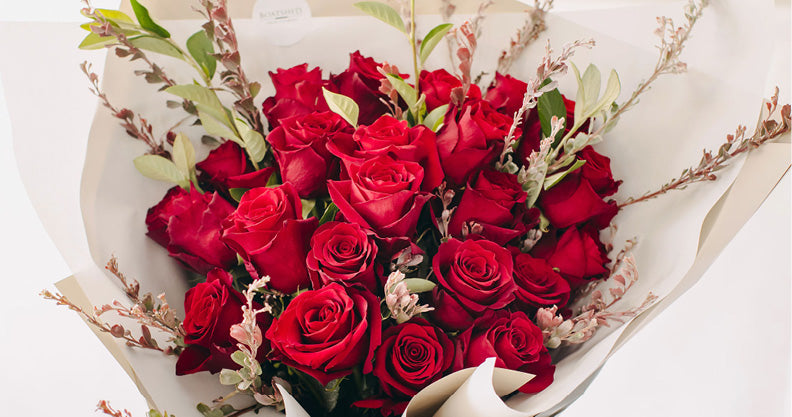 Premium Red Roses - 24